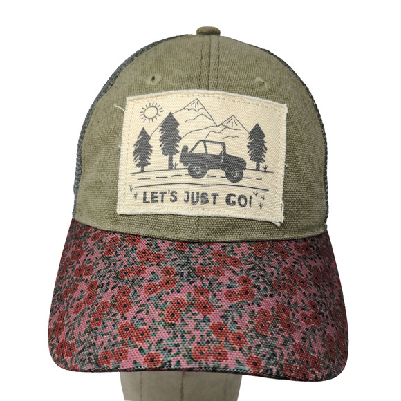 NATURAL LIFE Accessories - Natural Life Women's Mesh Back Snapback Hat Multi Adjustable Floral Pattern